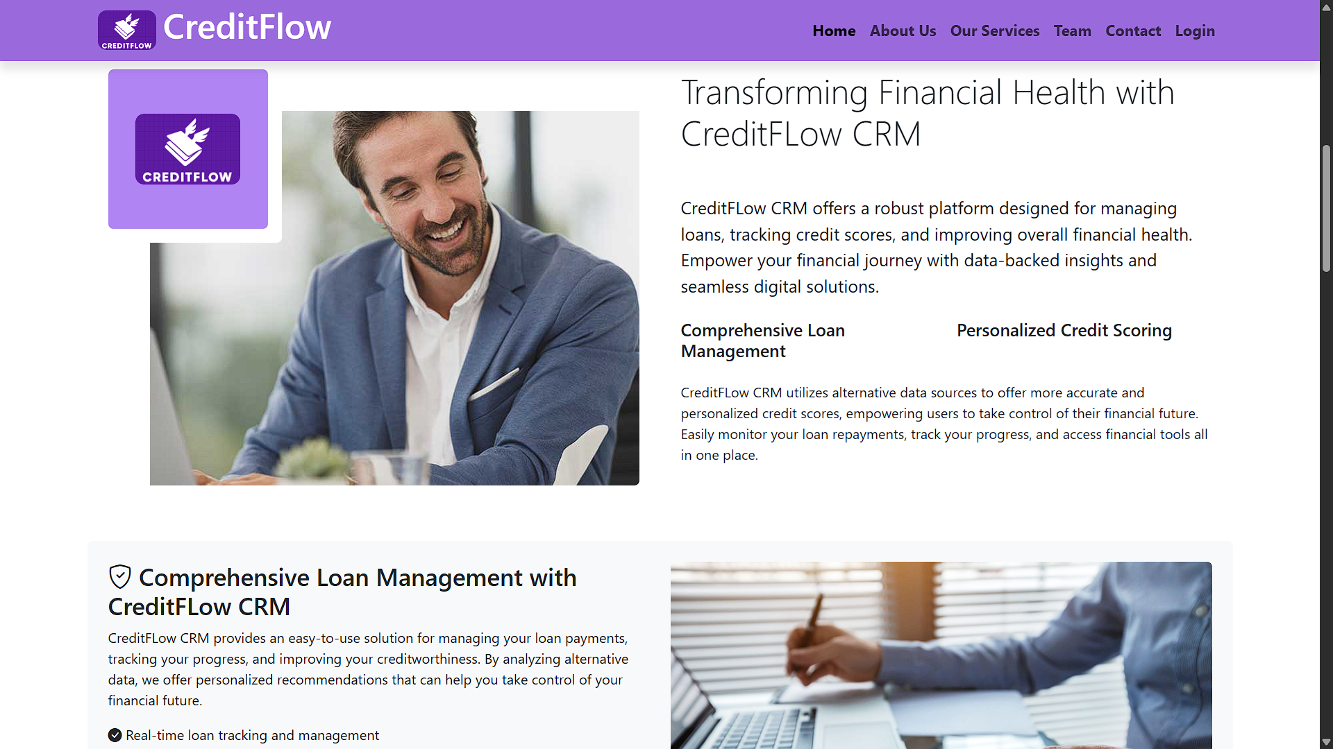 Loan Management & Credit Scoring Web App